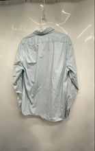Load image into Gallery viewer, J.Crew Mens Blue Polka Dot Flex Washed Long Sleeve Button-Up Shirt Size Large
