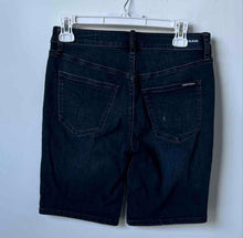 Load image into Gallery viewer, Calvin Klein Womens Blue 5-Pocket Design Button Front Bermuda Shorts Size 27
