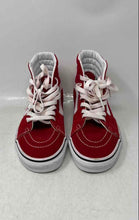 Load image into Gallery viewer, Vans Unisex Sk8-Hi 721356 Red White Lace-Up Sneaker Shoes Size M 5 W 6.5
