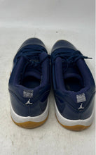 Load image into Gallery viewer, Nike Boys Air Jordan 11 528896-405 Navy Blue Lace-Up Sneakers Shoes Size 7Y
