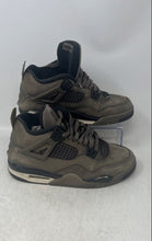 Load image into Gallery viewer, Nike Kids Air Jordan 4 Brown &amp; Black Leather Lace-Up Sneaker Shoes Size 5.5Y
