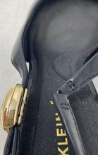 Load image into Gallery viewer, Anne Klein Womens Cynthia Black Leather Pointed Toe Slingback Heels Size 8.5
