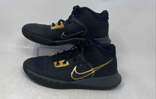 Load image into Gallery viewer, Nike Kids Kyrie Flytrap 4 Black Gold Mid Top Basketball Sneakers Shoes Size 7Y
