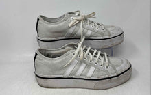 Load image into Gallery viewer, Adidas Womens Nizza Platform GW3870 White Black Low Top Sneakers Shoes Size 9.5
