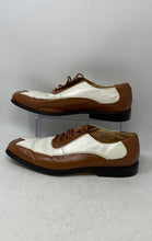 Load image into Gallery viewer, Giorgio Brutini Mens Brown White Leather Lace-Up Derby Dress Shoes Size 11.5M
