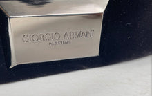 Load image into Gallery viewer, Giorgio Armani Parfums Womens Black Velvet Zipper Wristlet Wallet
