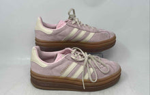 Load image into Gallery viewer, Adidas Womens Gazelle Bold Pink White Low Top Lace-Up Sneaker Shoes 10
