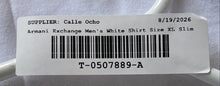 Load image into Gallery viewer, Armani Exchange Mens White Short Sleeve Crew Neck Slim Fit Graphic T-Shirt Sz XL
