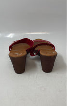 Load image into Gallery viewer, Italian Shoemakers Womens Mallory Red Brown Slip-On Platform Sandals Size 7
