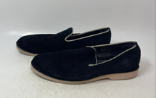 Load image into Gallery viewer, Bugatchi Mens Black Suede Round Toe Low Top Slip-On Loafer Shoes Size 10
