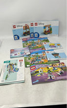 Load image into Gallery viewer, Lot Of 10 Pcs Assorted Lego Disney &amp; Friends Theme Instruction Manuals Age 3+
