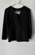 Load image into Gallery viewer, Ann Taylor Womens Black V-Neck Long Sleeve Pullover Blouse Top Size Small
