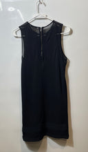 Load image into Gallery viewer, Zara Trafaluc Womens Black Sleeveless Crew Neck Back Zip Shift Dress Size Small
