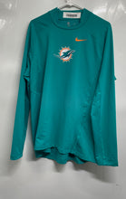 Load image into Gallery viewer, Nike Mens On Field Apparel Dri-Fit Green Miami Dolphins Sport NFL T-Shirt Sz XL
