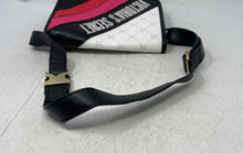 Load image into Gallery viewer, Victoria's Secret Womens Multicolor Monogram Adjustable Strap Crossbody Bag
