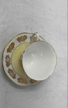 Load image into Gallery viewer, Lot Of 2 Pcs Crownford Yellow White Home And Kitchen Tea Cup &amp; Saucer Set
