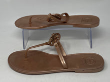 Load image into Gallery viewer, Authentic Tory Burch Womens Mini Miller Beige Slip-On Thong Sandals Size 9 M
