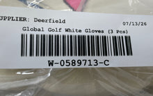 Load image into Gallery viewer, Lot Of Assorted 3-Pcs White Leather Fairway Wood And Driver Golf Club Head Cover
