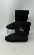 Load image into Gallery viewer, Michael Kors Womens Black Suede Mid Calf Round Toe Winter Boots Size 5
