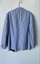 Load image into Gallery viewer, Tommy Hilfiger Mens Blue Printed Cotton Long Sleeve One-Button Blazer Size 46R
