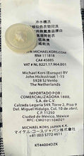 Load image into Gallery viewer, Michael Kors Mens Blue White Striped Short Sleeve Button-Up Shirt Size L
