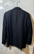 Load image into Gallery viewer, Banana Republic Mens Black Pinstripe Pockets Three-Button Blazer Jacket Size 40R
