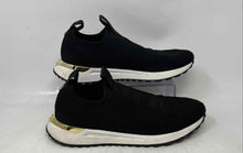Load image into Gallery viewer, Michael Kors Womens Bodie Black White Low Top Slip-On Sneaker Shoes Size 9M
