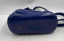 Load image into Gallery viewer, Cianmi Veasrge Womens Blue Quilted Adjustable Strap Backpack Damaged
