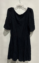 Load image into Gallery viewer, Lauren Ralph Lauren Womens Black Short Sleeve Scoop Neck A-Line Dress Size 10
