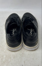 Load image into Gallery viewer, Stefano Rossi Mens Black Leather Low Top Lace-Up Sneaker Shoes Size 9
