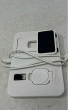 Load image into Gallery viewer, White Portable Slim 3-In-1 Wireless Multi-Device Charging Station Not Tested
