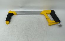 Load image into Gallery viewer, Stanley Yellow Black High-Tension Heavy-Duty Hand Tool Hacksaw Not Tested
