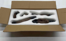 Load image into Gallery viewer, Lot Of 5 Pcs Resin Wooden Home Decor Brown Logs In Open Box
