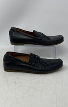 Load image into Gallery viewer, Tomas Maier Mens Black Leather Slip-On Bow Round Toe Loafer Shoes Size 10
