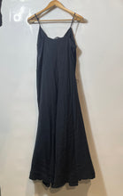Load image into Gallery viewer, Zara Womens Black Spaghetti Strap V-Neck Midi Length A-Line Dress Size XS
