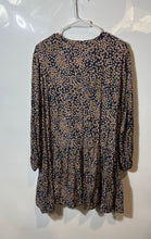 Load image into Gallery viewer, Gap Womens Multicolor Floral Long Sleeve V-Neck Pullover Mini Dress Size L
