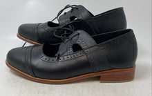 Load image into Gallery viewer, Elf Mens Black Leather Round Toe Lace-Up Oxford Dress Shoes Size 13
