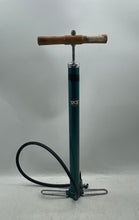 Load image into Gallery viewer, SKS Germany Green Bicycle Tyre Manual Hand Air Pump With Wood Handle Not Tested

