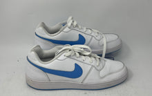 Load image into Gallery viewer, Nike Mens Ebernon Low AQ1775-102 White Blue Leather Sneakers Shoes Size 10
