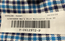 Load image into Gallery viewer, Armani Exchange Mens Multicolor Cotton Long Sleeve Pockets Button-Up Shirt Sz XS
