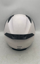 Load image into Gallery viewer, Pitmoto Mens Black White Open-Face Motorcycle Helmet DOT Certified Size M 7-58cm
