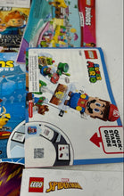 Load image into Gallery viewer, Lot Of 10 Pcs Assorted Lego Multicolor Large Print Mix Instruction Manuals
