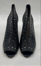 Load image into Gallery viewer, Vince Camuto Womens Black Leather Peep Toe Pull-On Ankle Booties Size 6.5M
