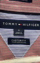 Load image into Gallery viewer, Tommy Hilfiger Mens Red Printed Custom Fit Button-Up Shirt Size Medium
