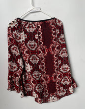 Load image into Gallery viewer, INC International Concepts Womens Multicolor Floral Long Sleeve Blouse Top Sz L
