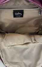 Load image into Gallery viewer, Kipling Womens Purple Zipper Adjustable Strap Top Handle Backpack

