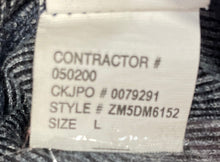 Load image into Gallery viewer, Calvin Klein Jeans Mens Gray Striped Short Sleeve V-Neck Pullover T-Shirt Size L
