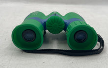 Load image into Gallery viewer, Explore One Green Blue Lightweight Weather-Resistant Kids Field Binoculars
