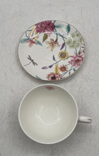 Load image into Gallery viewer, Set Of 5 Pcs Grace Teaware Multicolor Floral Porcelain Teapot Cups &amp; Saucers
