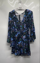 Load image into Gallery viewer, Express Womens Multicolor Long Sleeve Back Zipper Fit &amp; Flare Dress Size 12
